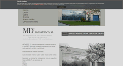 Desktop Screenshot of metaldeco.es