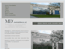 Tablet Screenshot of metaldeco.es